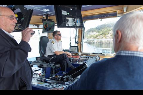 The first successful trial of the SmartDock. Image: Wärtsilä
